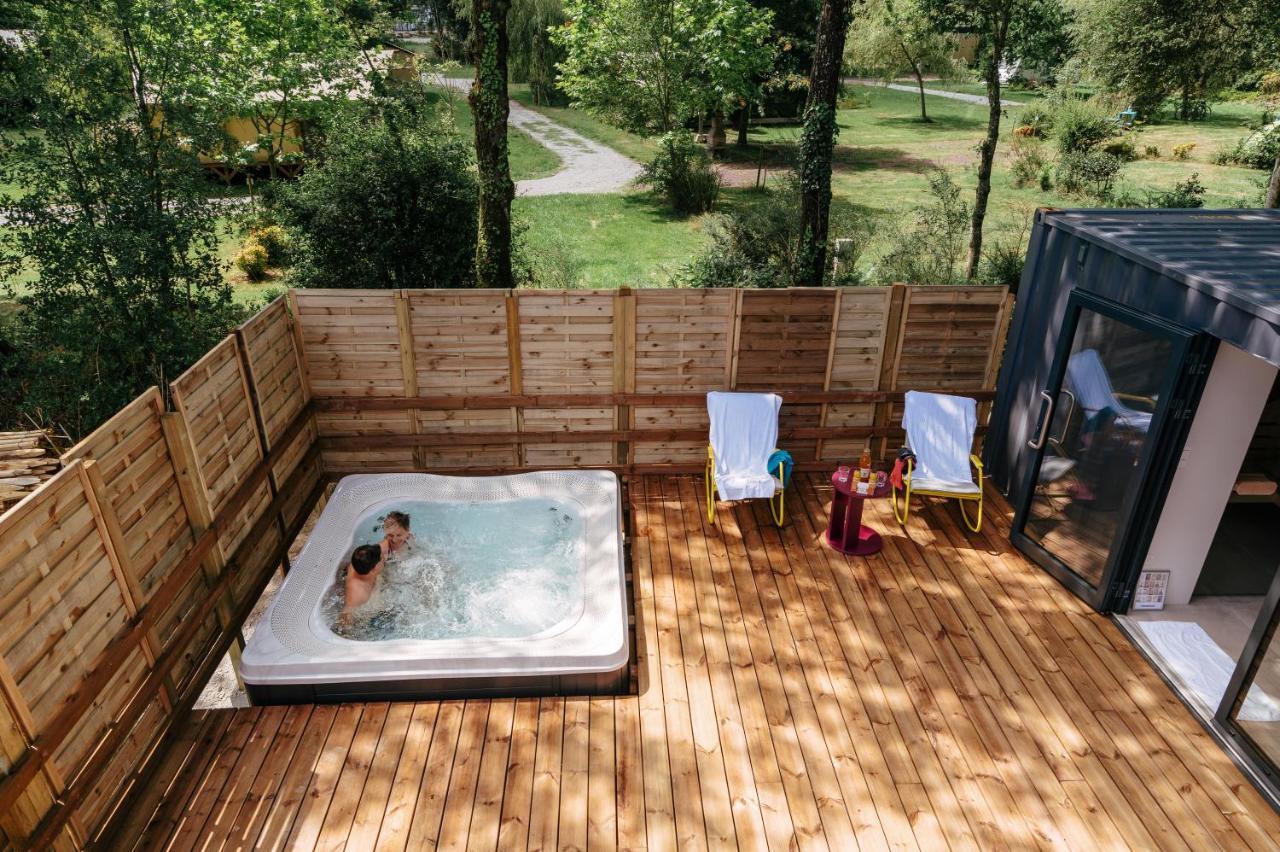 Maeva Respire Cottage De Broceliande Caro  エクステリア 写真