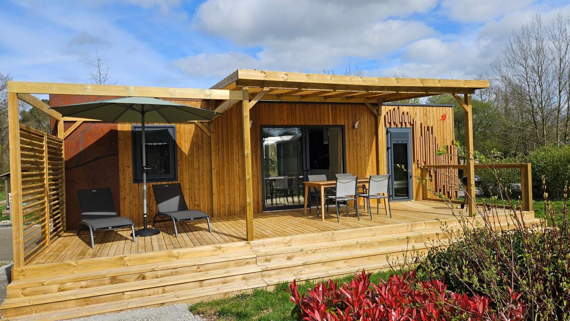 Maeva Respire Cottage De Broceliande Caro  エクステリア 写真