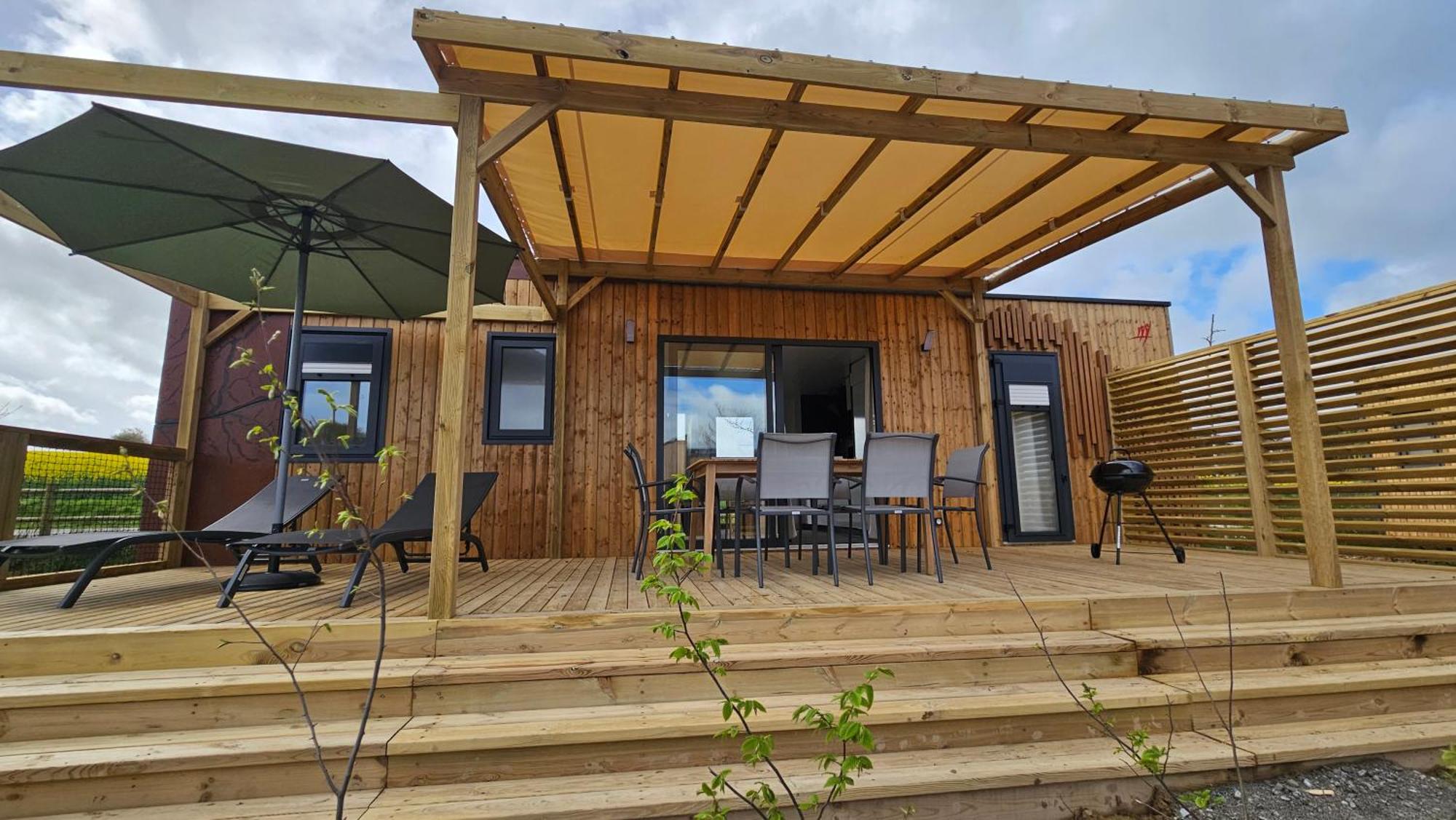 Maeva Respire Cottage De Broceliande Caro  エクステリア 写真