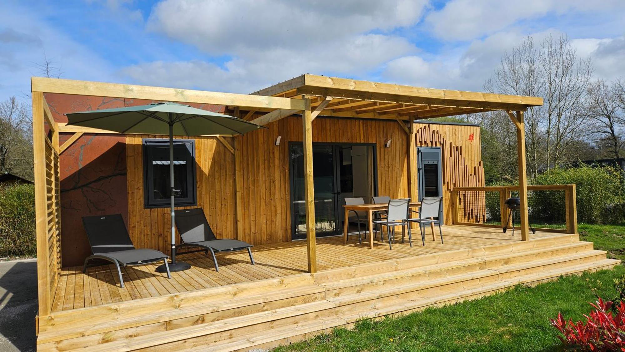 Maeva Respire Cottage De Broceliande Caro  エクステリア 写真